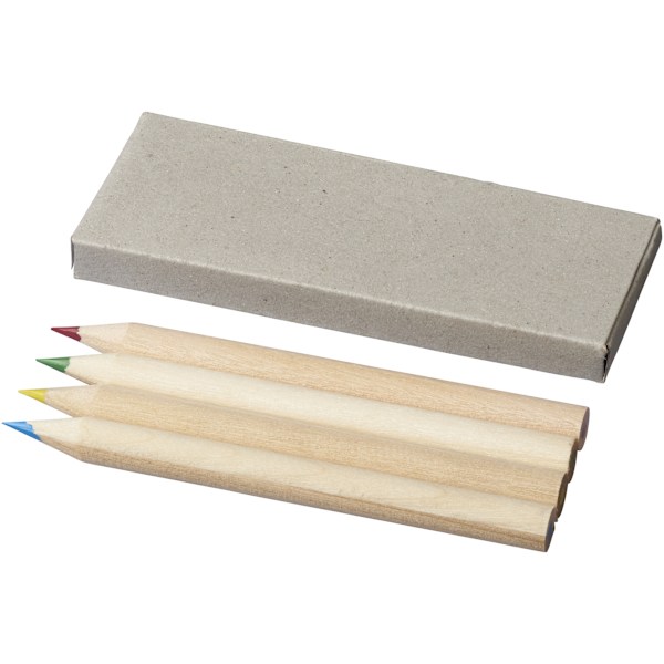 Bullet 4-delad pennuppsättning 9 x 3,2 x 0,7 cm Naturlig Natural 9 x 3.2 x 0.7 cm