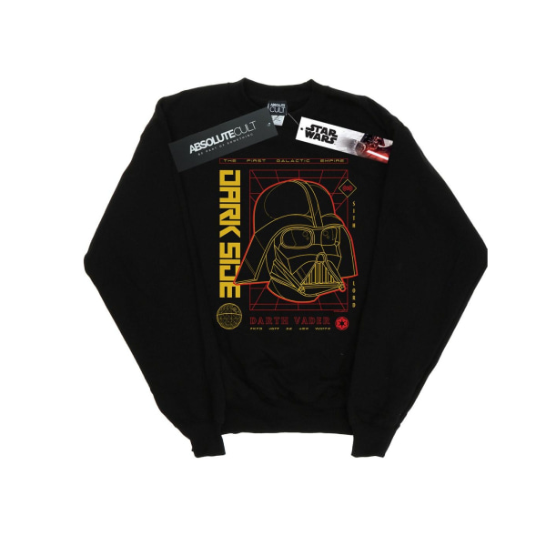 Star Wars Boys Darth Vader Dark Grid Sweatshirt 9-11 Years Blac Black 9-11 Years