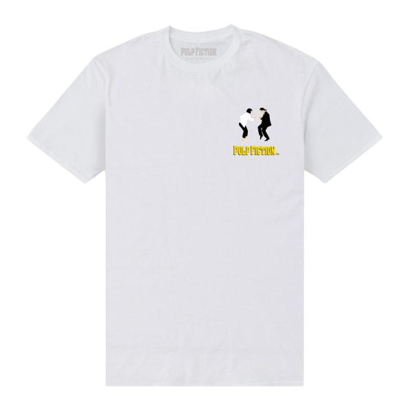 Pulp Fiction Unisex Vuxen Vince & Mia T-shirt S Vit White S