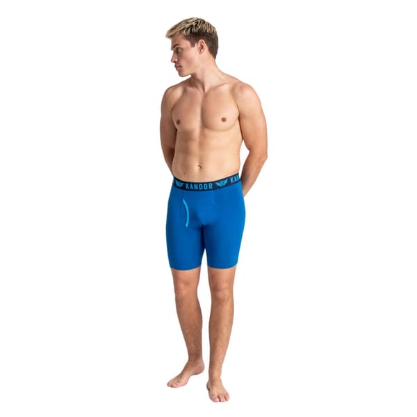 Kandor Herr Trunken Boxershorts (3-pack) L Blå Blue L