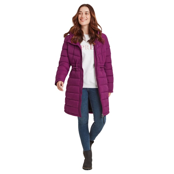 TOG24 Dam/Kvinna Orton Vadderad Parka 14 UK Lila Bär Purple Berry 14 UK