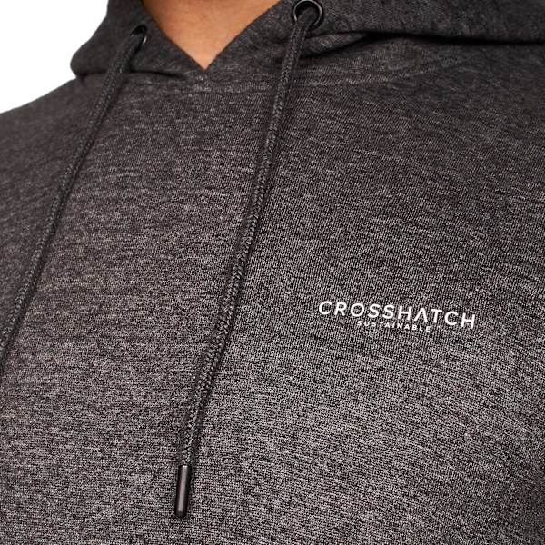 Crosshatch Mens Traymax Oversized Hoodie (2-pack) S Röd/Char Red/Charcoal S