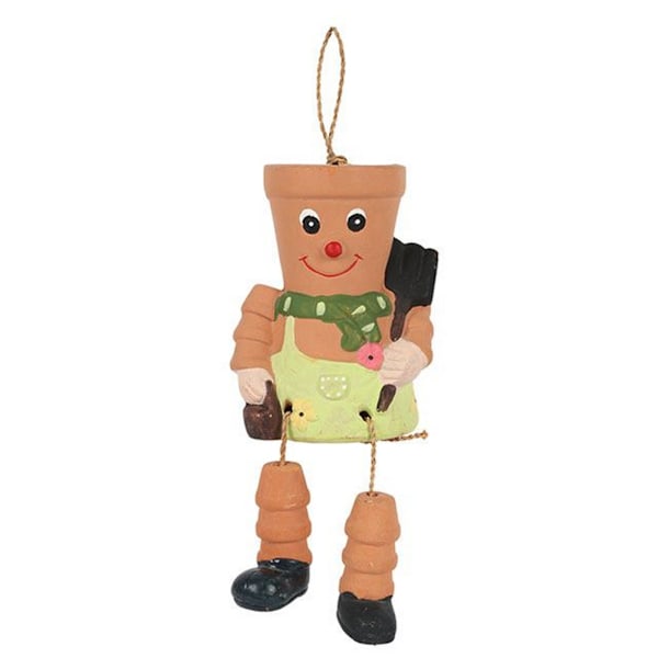 Something Different Terrakottakruka Man Planter En Storlek Flerfärgad Multicoloured One Size