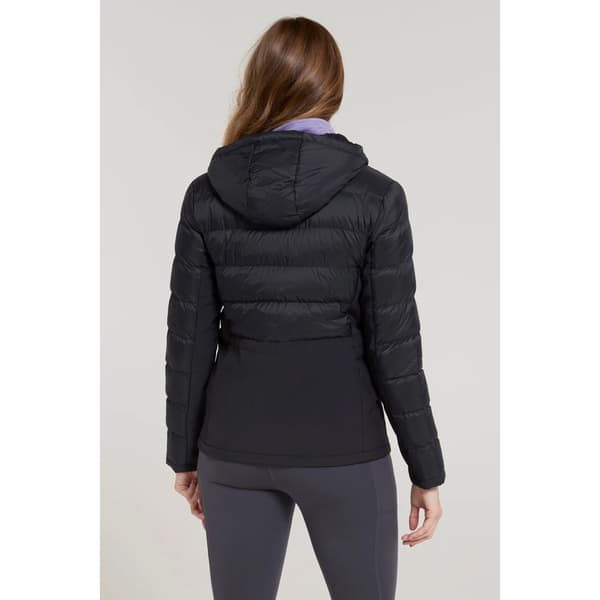 Mountain Warehouse Dam/Dam Turbine Vadderad Soft Shell Jacka Jet Black 20 UK