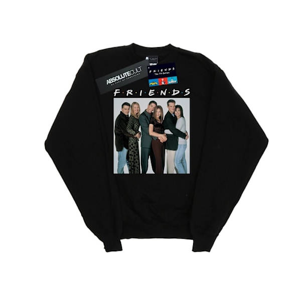 Friends Dam/Damer Gruppfoto Kramar Sweatshirt XL Svart Black XL