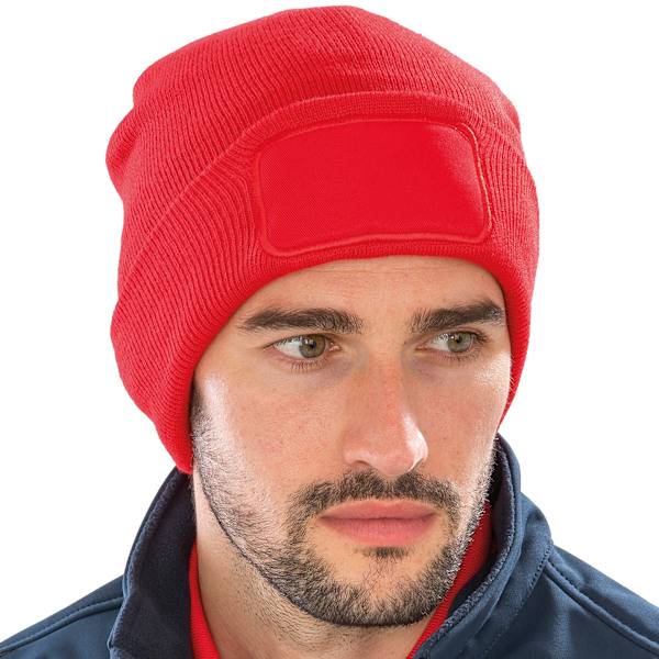 Result Äkta Återvunnen Unisex Vuxen Thinsulate Tryckbar Mössa Red One Size