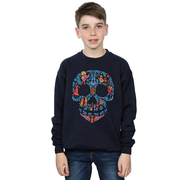 Disney Boys Coco Skull Pattern Sweatshirt 5-6 år Marinblå Navy Blue 5-6 Years