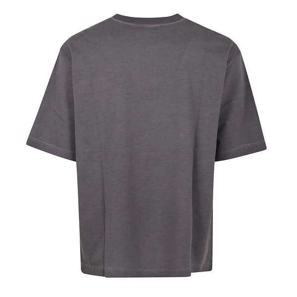 DSquared2 Herr El Graphic Print Loose Fit T-shirt M Charcoal Grå Charcoal Grey M