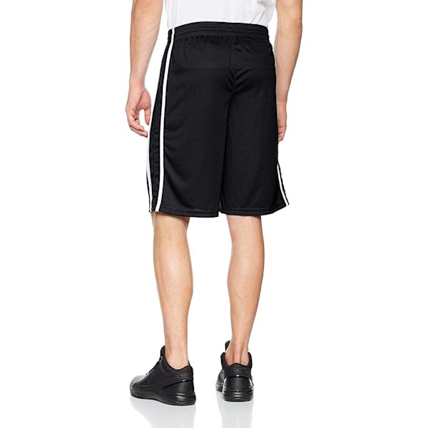 Spiro herr Quick Dry basketshorts S svart/vit Black/White S