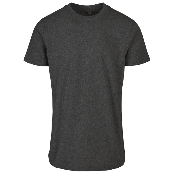 Bygg ditt varumärke Basic T-shirt med rund hals för män XXL Svart Black XXL