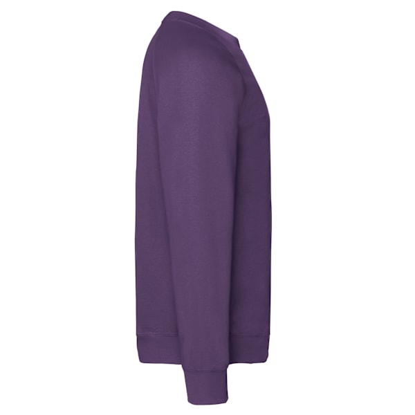 Fruit Of The Loom Herrarnas Klassiska Raglansweatshirt XXL Lila Purple XXL