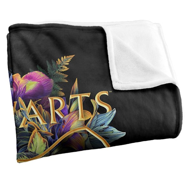 Harry Potter Hogwarts Blommig Filt One Size Flerfärgad Multicoloured One Size
