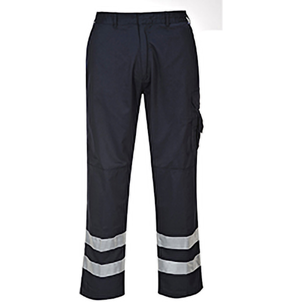 Portwest Herr Iona Säkerhetsarbetsbyxor L/R Mörk Marinblå Dark Navy L/R