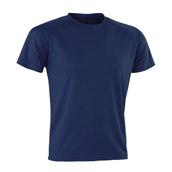 Spiro Vuxen Unisex Impact Aircool Tee 2XS Marinblå Navy 2XS