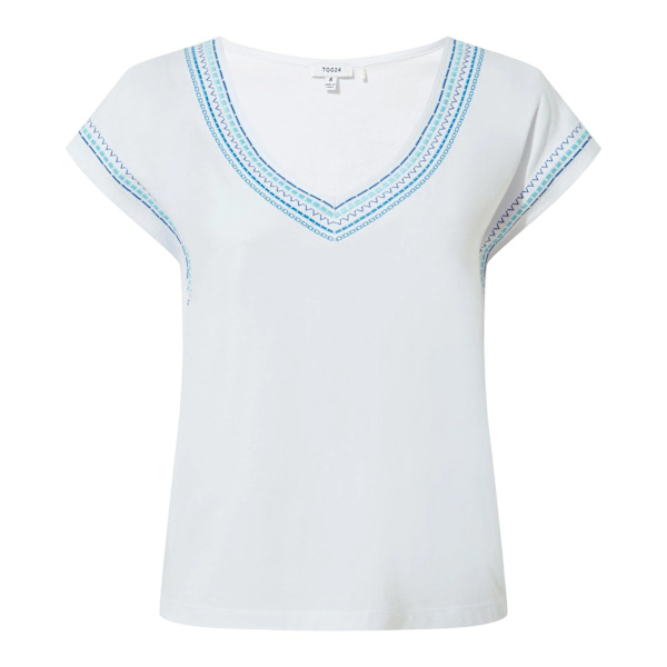 TOG24 Dam/Kvinnor Rina T-shirt 12 UK Optic White Optic White 12 UK