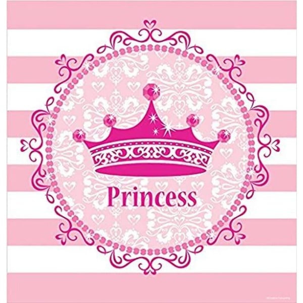 Creative Converting Princess Royalty Cover One Size Pink/White One Size