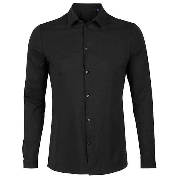 NEOBLU Balthazar Jersey Långärmad Skjorta S Deep Black Deep Black S