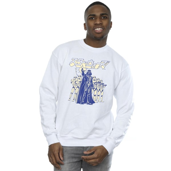 Star Wars Herr Darth Sweatshirt M Vit White M