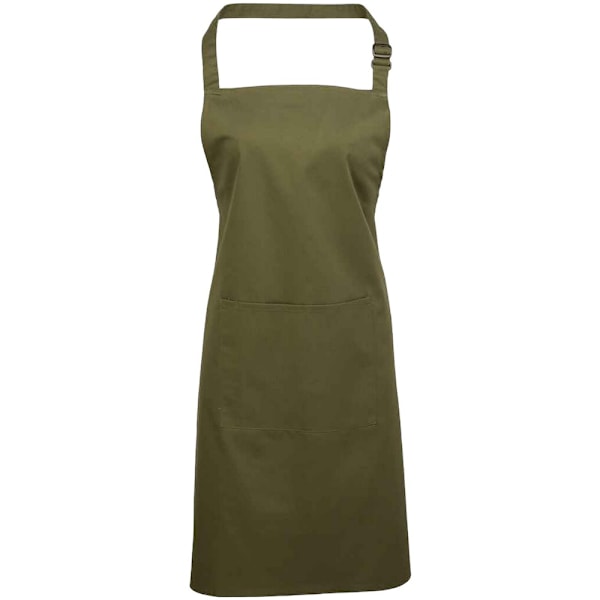 Premier Unisex Vuxen Färger Fickor Full Förkläde En Storlek Oliv Olive One Size