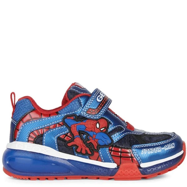 Geox Boys J Bayonyc B Spider-Man Tränare 13 UK Barn Navy/Roya Navy/Royal Blue/Red 13 UK Child