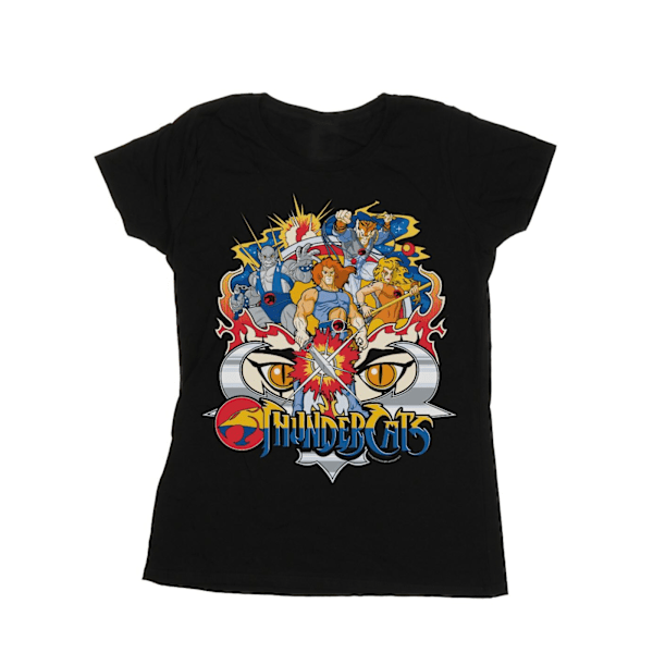 Thundercats Dam/Dam Action Group Shot Bomull T-shirt M Svart Black M