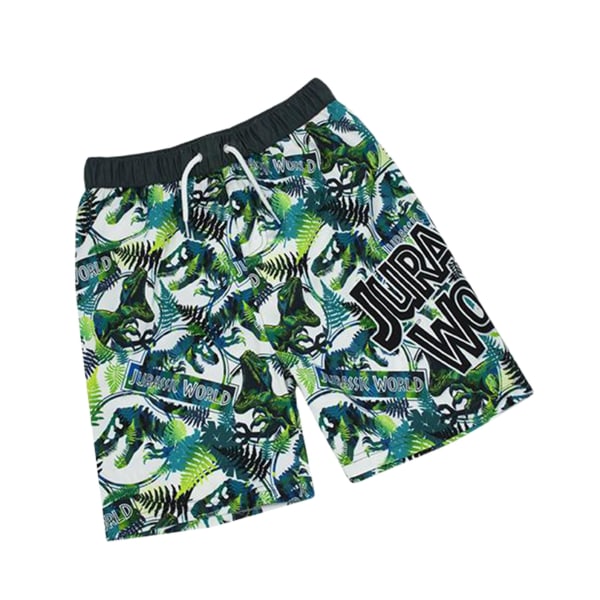 Jurassic World Boys Dinosaur badshorts 8-9 år Grön Green 8-9 Years