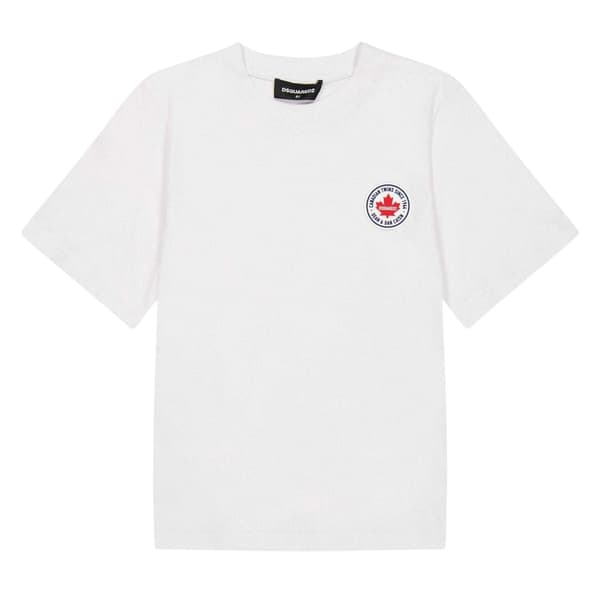 DSquared2 Barn/Kids Dsquared Small Logo Regular T-shirt 14 White 14 Years
