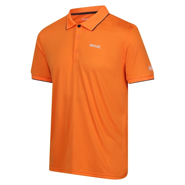 Regatta Remex II Pikétröja för män S Persimmon Enfärgad Persimmon Solid S