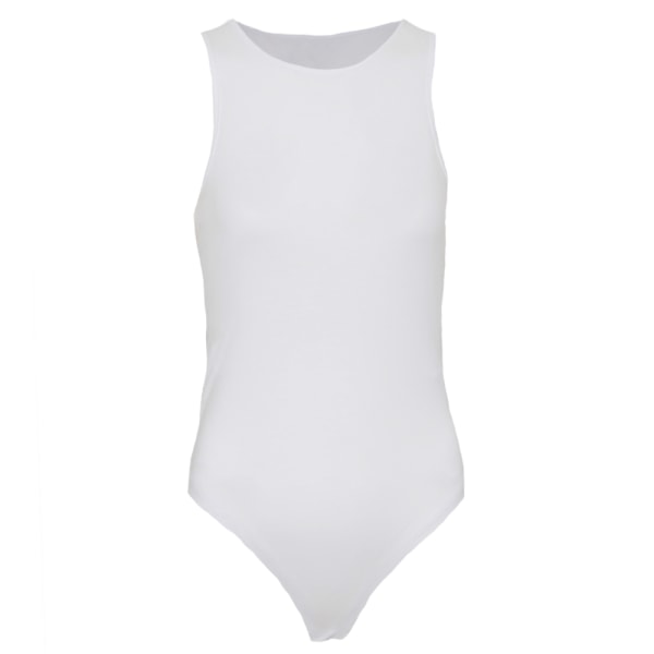 Brave Soul Dam/Dam Scoop Neck Racer Bodysuit M Vit White M