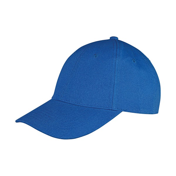 Result Headwear Unisex Vuxen Memphis Borstad Bomullskeps En Storlek Azure One Size