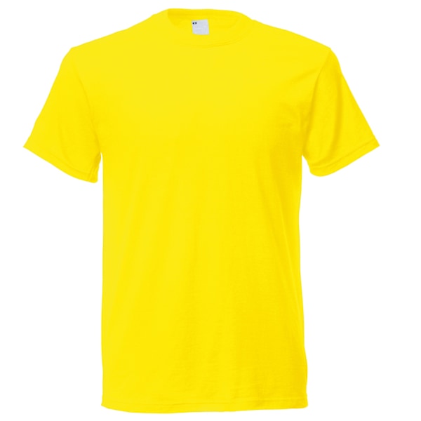 Herr T-shirt med korta ärmar XX Large Bright Yellow Bright Yellow XX Large