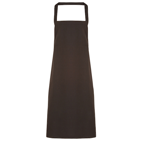 Premier Dam/Kvinnors Slim Förkläde (ingen ficka) / Arbetskläder (2-pack) Brown One Size
