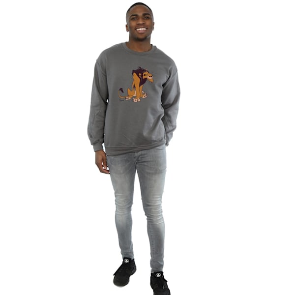 Disney Classic Scar Sweatshirt M Charcoal för män Charcoal M