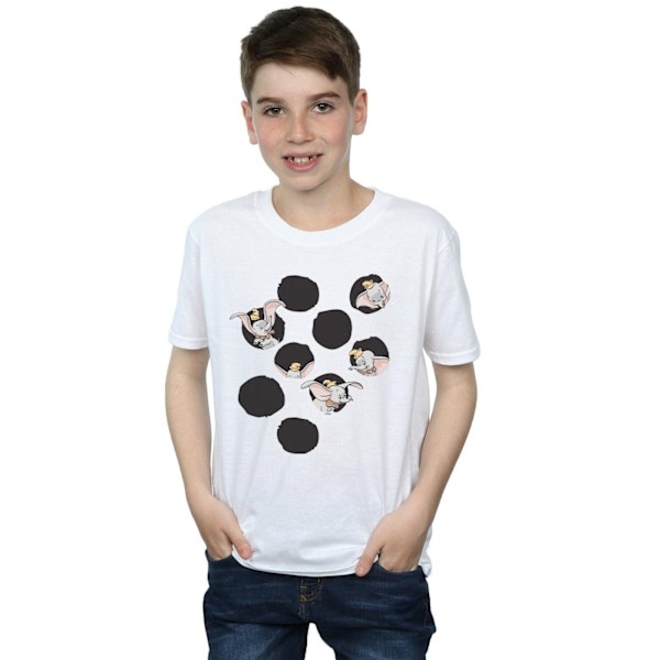 Disney Boys Dumbo Peekaboo T-shirt 12-13 år Vit White 12-13 Years