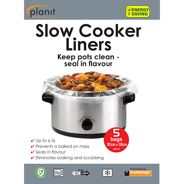 Planit Products Slow Cooker Liners 5-pack One Size One Colour One Colour One Size