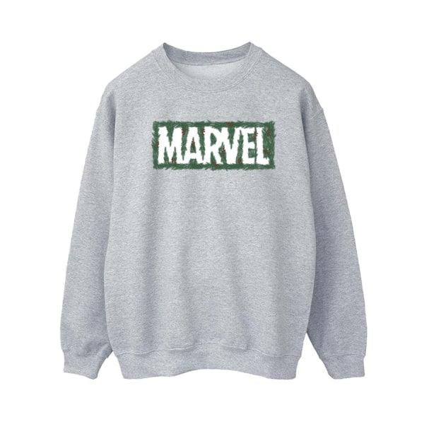 Marvel Dam/Kvinnor Holly Logo Sweatshirt 5XL Sports Grey Sports Grey 5XL