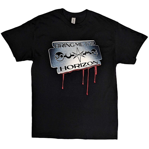Bring Me The Horizon Unisex Vuxen Razor Blade Bomull T-Shirt L Black L