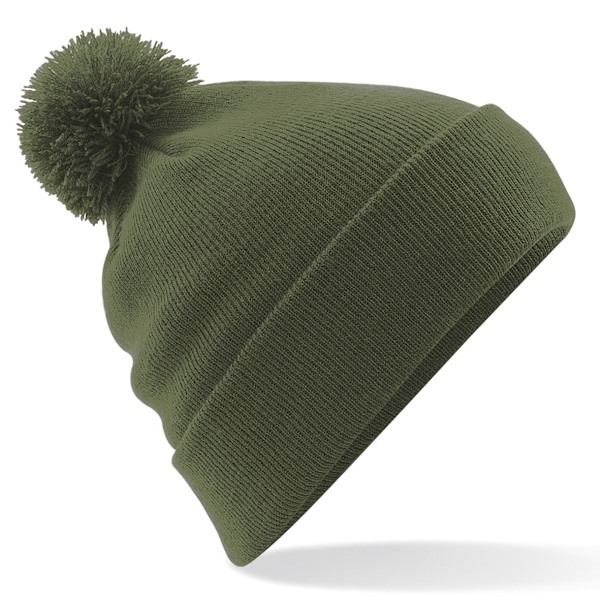 Beechfield Unisex Original Pom Pom Vintermössa En Storlek M Moss Green One Size