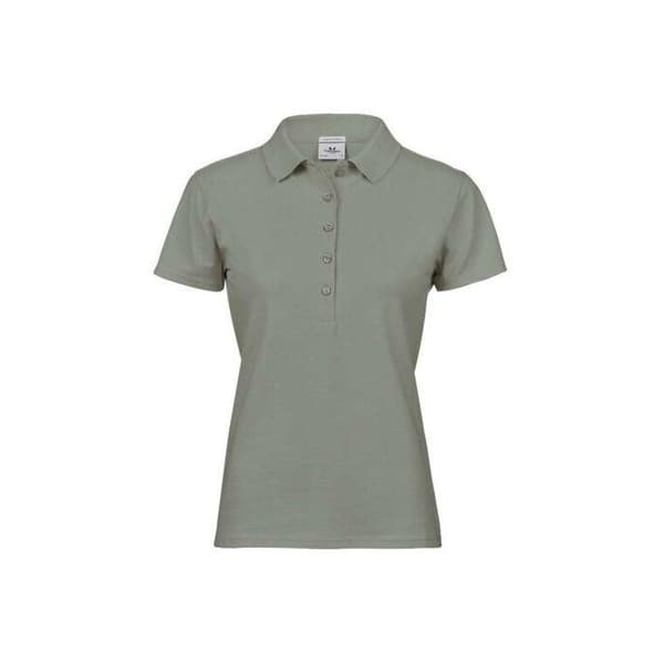 Tee Jays Lyxig stretch-pikétröja med kort ärm för dam M Sage M