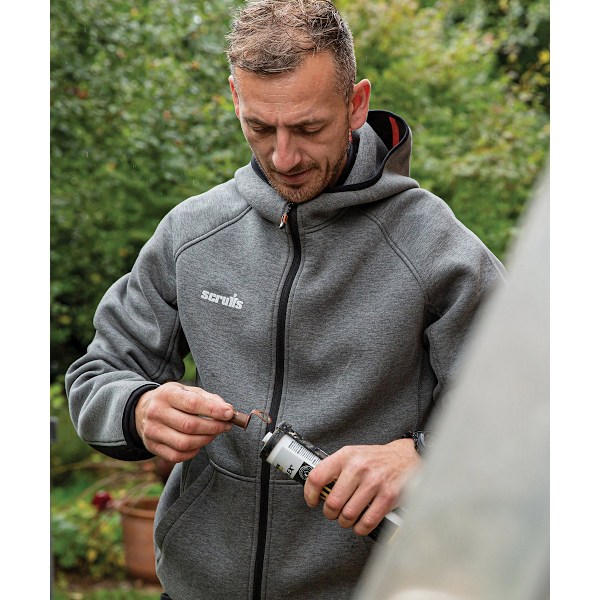 Scruffs Herr Trade Air Layer Hoodie M Charcoal Charcoal M