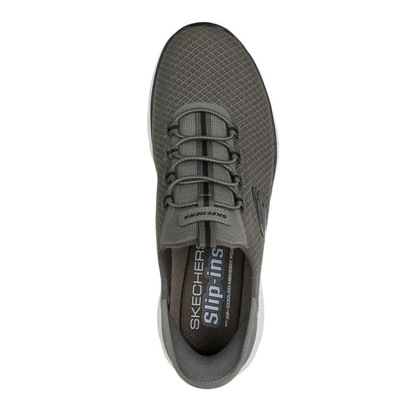 Skechers Herr Summits - High Range Slip-In Sneakers 7 UK Oliv Olive 7 UK