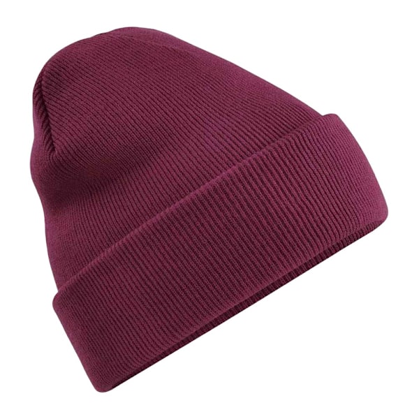 Beechfield Unisex Original Cuffed Beanie Vintermössa En Storlek Bu Burgundy One Size