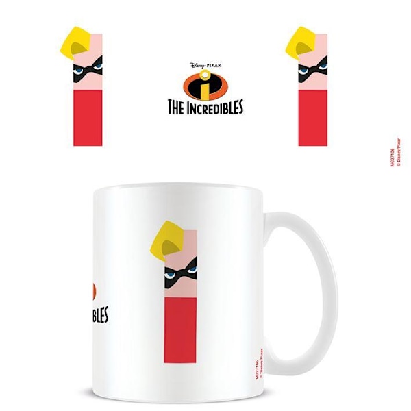 The Incredibles I Bokstavsmugg En Storlek Vit/Röd/Gul White/Red/Yellow One Size