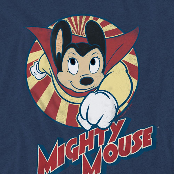 Mighty Mouse Unisex Vuxen The One The Only T-Shirt 3XL Marinblå Navy 3XL