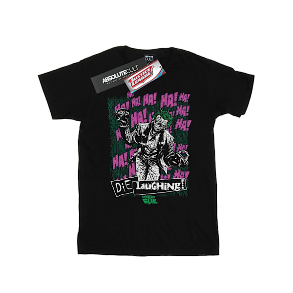 DC Comics Dam/Kvinnor Justice League Joker Die Laughing Cotto Black 3XL