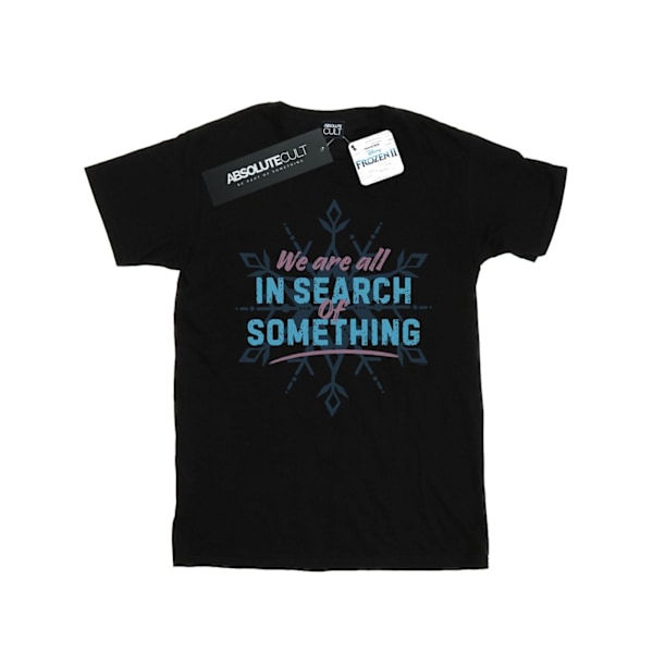 Disney Girls Frozen 2 All In Search Of Something Bomull T-shirt Black 12-13 Years