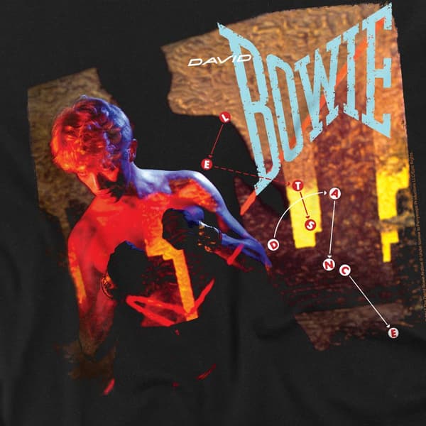 David Bowie Herr Let´s Dance T-Shirt 3XL Svart Black 3XL