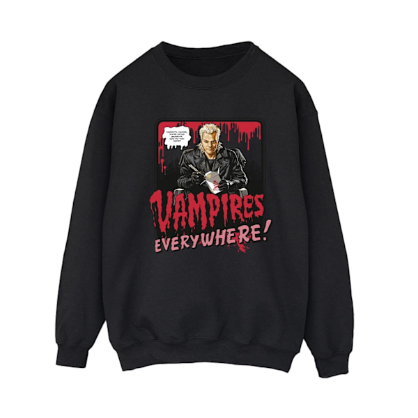 The Lost Boys Dam/Dam Vampires Everywhere Sweatshirt L Bl Black L