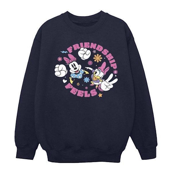 Disney Herr Minnie Mouse Daisy Friendship Sweatshirt L Marinblå Navy Blue L