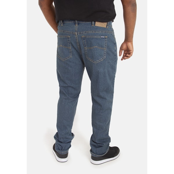 Duke Herr D555 Rockford Comfort Kingsize Jeans 48L Stenvättad Stonewash 48L